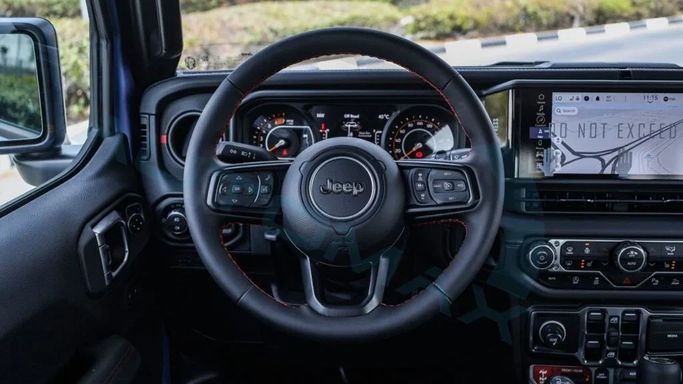 Новый Jeep Wrangler IV (JL) Рестайлинг, 2.0 л, 2024 в Дубае от Auto Max Group Голубой цвет. GCC | AUTO.AE