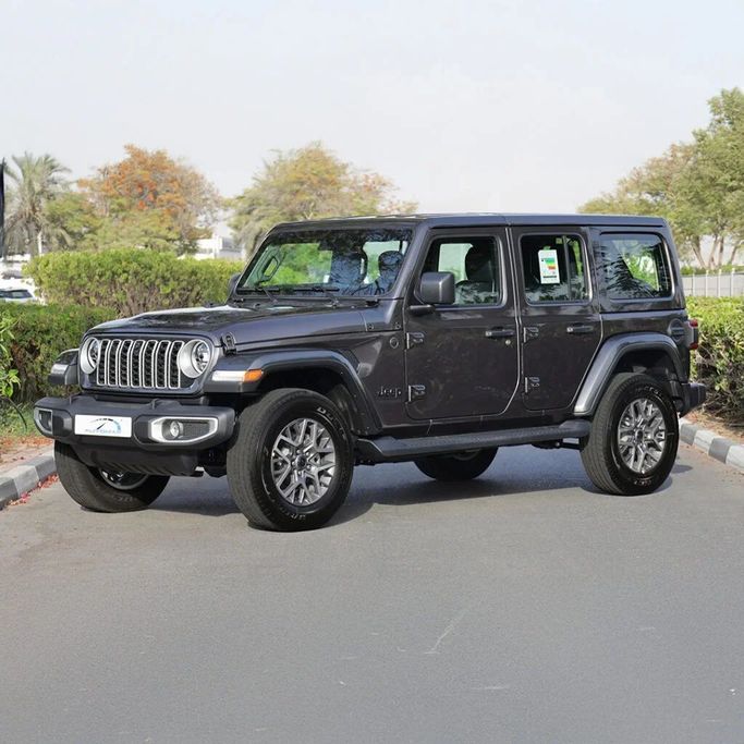 New Jeep Wrangler IV (JL) Facelift, 2.0 l, 2025 in Dubai by Auto Max Group, Black color. GCC Specs | AUTO.AE