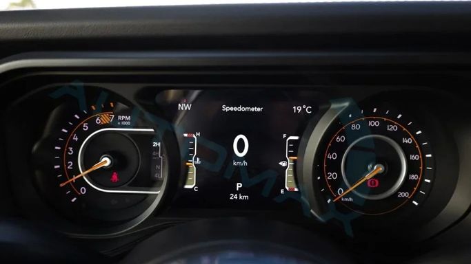 New Jeep Wrangler IV (JL) Facelift, 2.0 l, 2025 in Dubai by Auto Max Group, Black color. GCC Specs | AUTO.AE