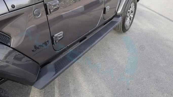 New Jeep Wrangler IV (JL) Facelift, 2.0 l, 2025 in Dubai by Auto Max Group, Black color. GCC Specs | AUTO.AE