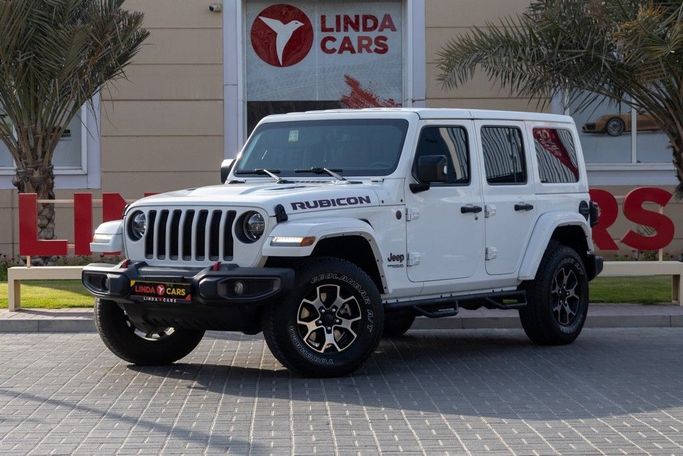 Used Jeep Wrangler III (JK), 3.6 l, 2018 in Dubai by Linda Cars, White color. GCC Specs | AUTO.AE