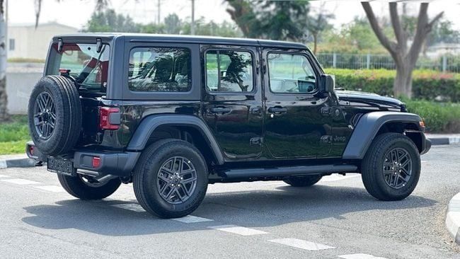 New Jeep Wrangler IV (JL) Facelift, 2.0 l, 2025 in Dubai by Falcons GT Motors FZCO, Black color. GCC Specs | AUTO.AE