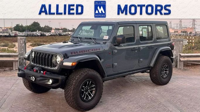 Новый Jeep Wrangler IV (JL) Рестайлинг, 3.6 л, 2025 в Дубае от Allied Motors Серый цвет. GCC | AUTO.AE
