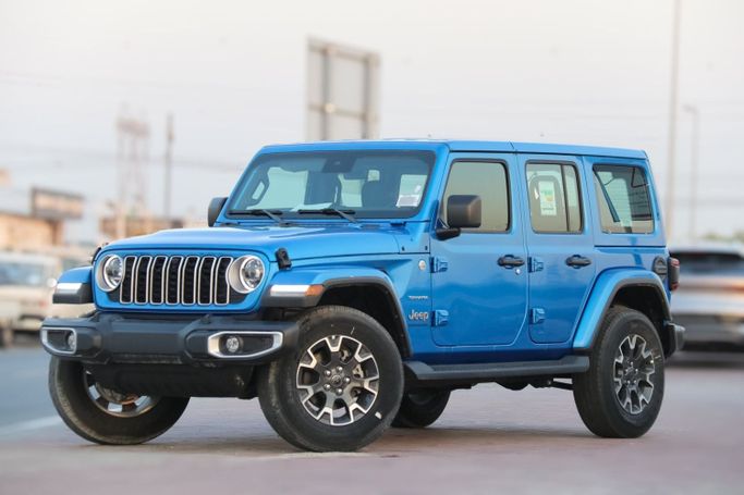 Новый Jeep Wrangler IV (JL) Рестайлинг, 2.0 л, 2024 в Дубае от Atlantic Motors FZCO Голубой цвет.  | AUTO.AE