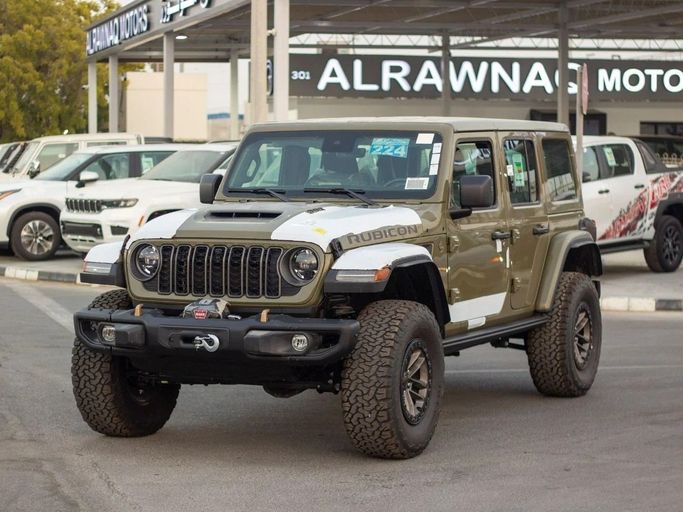 Новый Jeep Wrangler IV (JL) Рестайлинг, 6.4 л, 2025 в Дубае от Al Rawnaq Motors  Зеленый цвет. GCC | AUTO.AE