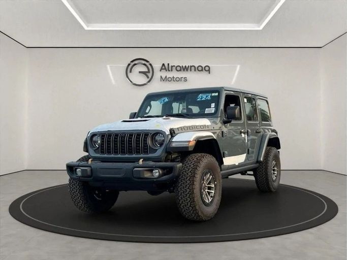 New Jeep Wrangler IV (JL) Facelift, 6.4 l, 2024 in Dubai by Al Rawnaq Motors , Grey color. GCC Specs | AUTO.AE