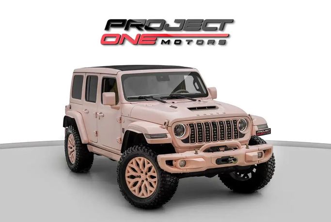 Used Jeep Wrangler IV (JL) Facelift, 6.4 l, 2024 in Dubai by Project One Motors, Other Color color. GCC Specs | AUTO.AE