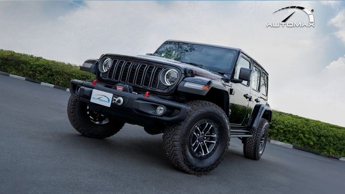 جديدة Jeep Wrangler عملية فيس ليفت IV (JL), 2.0 l, 2025 في في دبي من Automax®، اللون أسود. مواصفات الخليج | AUTO.AE