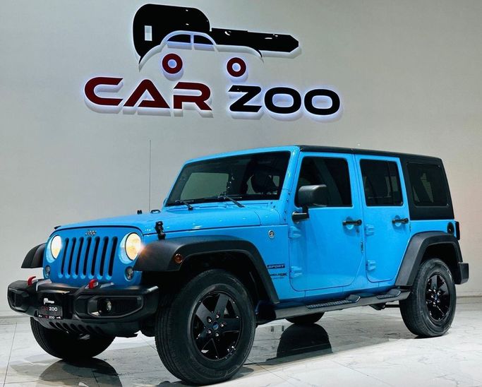 مستعملة Jeep Wrangler III (JK), 3.6 l, 2018 في في دبي من Carzoo Used Cars Trading، اللون أزرق فاتح. مواصفات الخليج | AUTO.AE | إعلان #264356