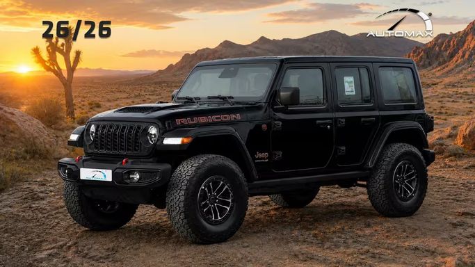Новый Jeep Wrangler IV (JL) Рестайлинг, 2.0 л, 2026 в Дубае от Automax® Черный цвет.  | AUTO.AE | Объявление #268468