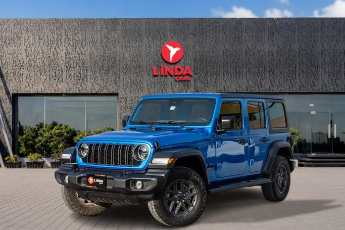 مستعملة ⁦Jeep Wrangler عملية فيس ليفت IV (JL)، 2.0 l، 2024⁩ في في الإمارات, دبي من Linda Cars، اللون أزرق. مواصفات الخليج | AUTO.AE | إعلان #289567