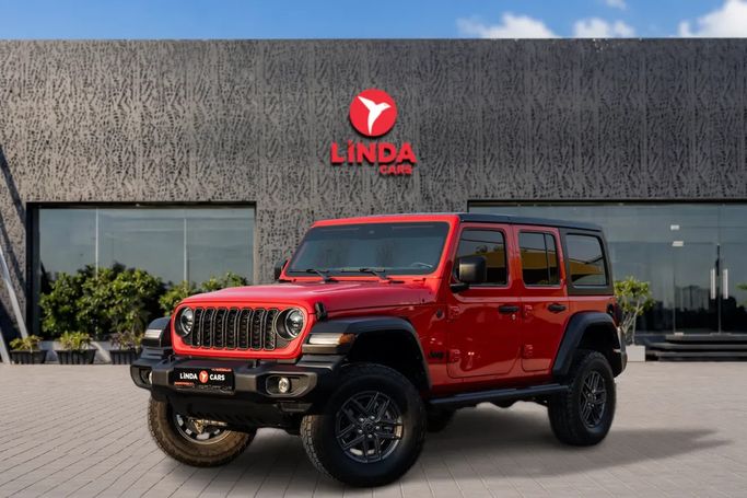 Подержанный ⁦Jeep Wrangler IV (JL) Рестайлинг, 2.0 л, 2024⁩ в ОАЭ, Дубай от Linda Cars Красный цвет. GCC | AUTO.AE | Объявление #289957
