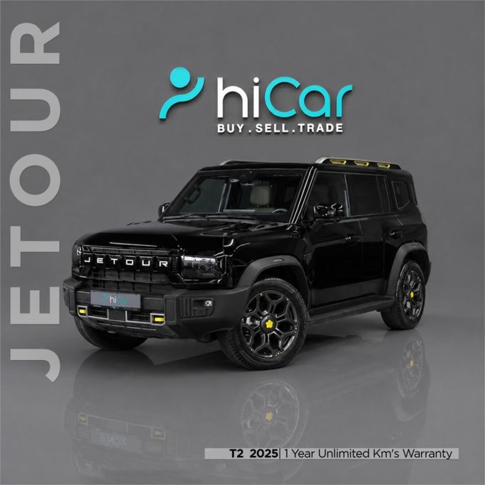 Подержанный Jetour T2, 2.0 л, 2026 в ОАЭ, Дубай от Hi Car Approved Pre-Owned Cars Showroom Черный цвет. GCC | AUTO.AE | Объявление #278822