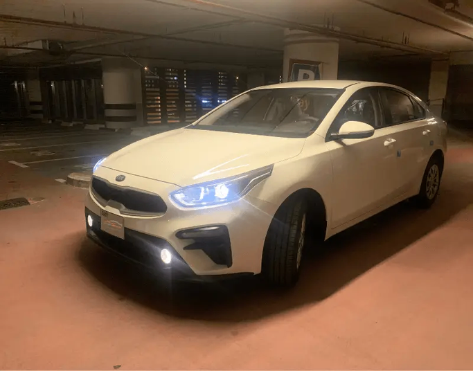 Kia Cerato IV, 2022  sedan for rent in Dubai by Left lane rent a car llc, white color | AUTO.AE