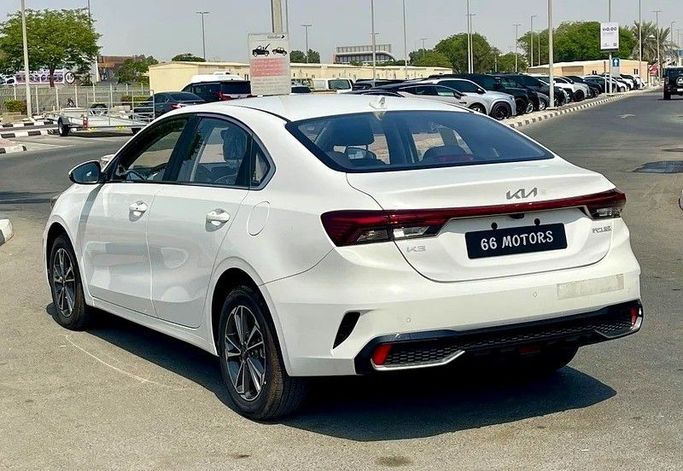 New Kia K3 II (China Market) Facelift, 1.5 l, 2024 in Dubai by 66 Motors, White color. Chinese Specs | AUTO.AE
