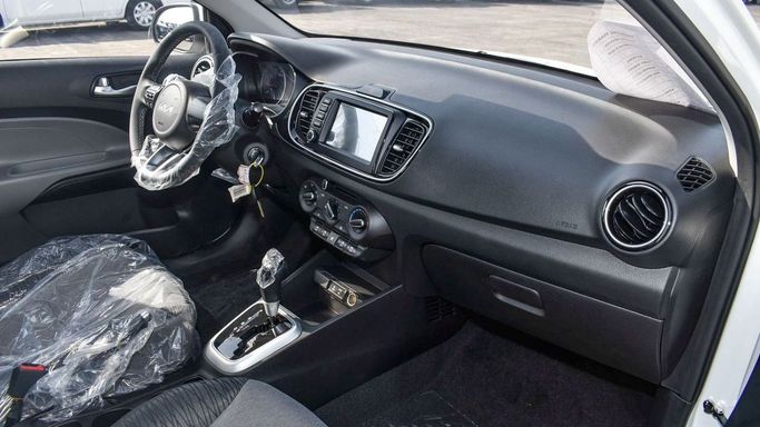 New Kia Pegas, 1.4 l, 2024 in Dubai by Mohamed Hakim Motors, White color. Other | AUTO.AE