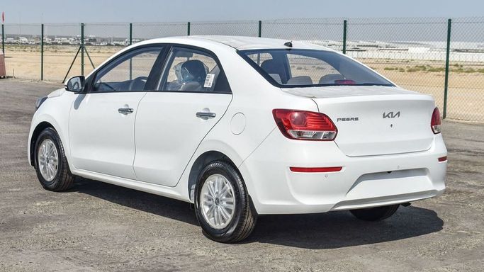 New Kia Pegas, 1.4 l, 2024 in Dubai by Mohamed Hakim Motors, White color. Other | AUTO.AE