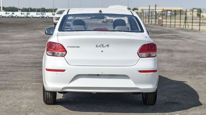 New Kia Pegas, 1.4 l, 2024 in Dubai by Mohamed Hakim Motors, White color. Other | AUTO.AE