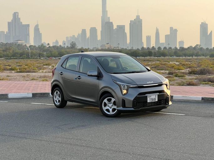 Kia Picanto III Рестайлинг 2, 2024 хэтчбек 5 дв.  класса в Дубае от Lite Rent серый цвет | AUTO.AE