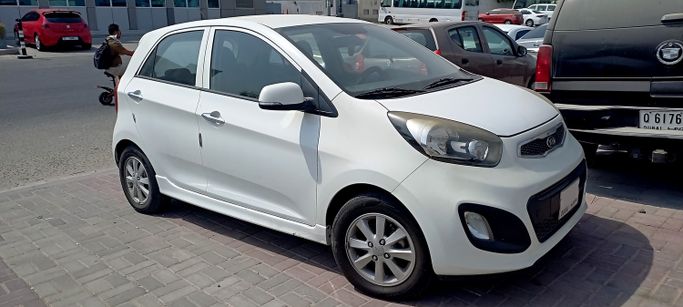 Подержанный Kia Picanto II, 1.2 л, 2014 в ОАЭ, Дубай Белый цвет. GCC | AUTO.AE | Объявление #274331