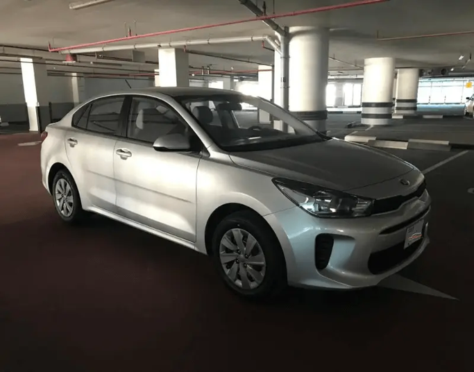 Kia Rio IV Facelift, 2022  sedan for rent in Dubai by Left lane rent a car llc, white color | AUTO.AE