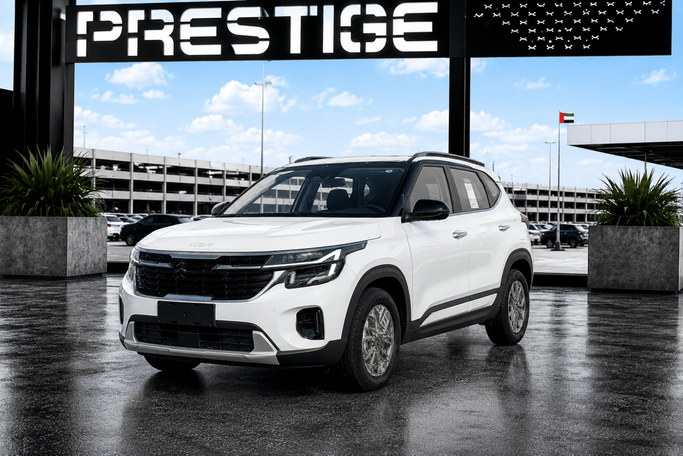 جديدة Kia Seltos أنا فيس ليفت, 1.5 l, 2025 في في دبي من Prestige motors، اللون أبيض. المواصفات الصينية | AUTO.AE | إعلان #271862
