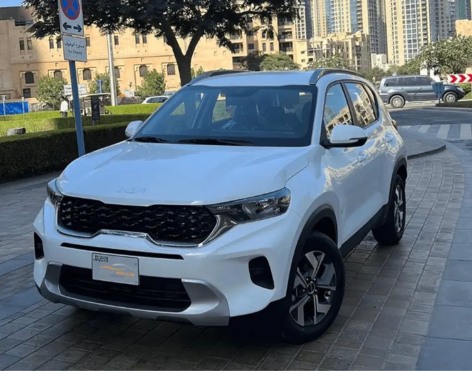 Kia Sonet I Facelift, 2025  suv 5 dr. for rent in Dubai by Left lane rent a car llc, white color | AUTO.AE
