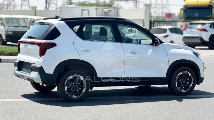 New Kia Sonet I Facelift, 1.0 l, 2024 in Dubai by Falcons GT Motors FZCO, White color. Other | AUTO.AE