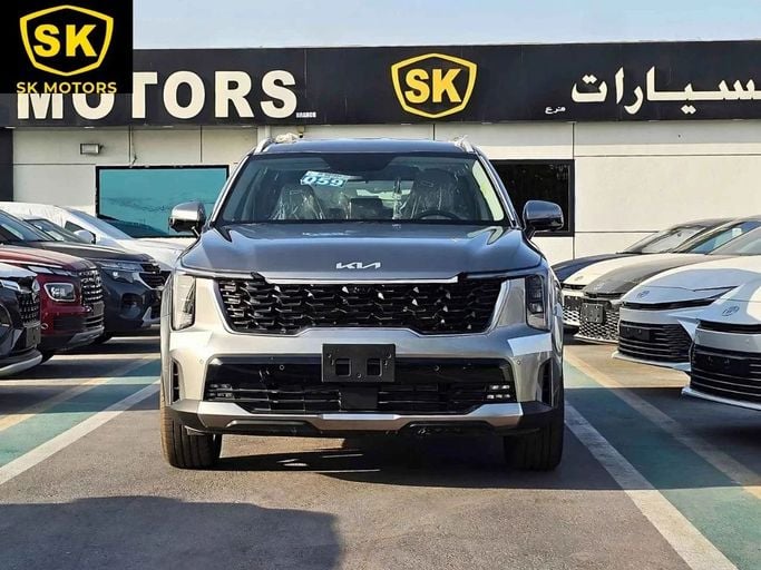 New Kia Sorento IV Facelift, 2.5 l, 2025 in Dubai by SK Motors, Grey color. GCC Specs | AUTO.AE