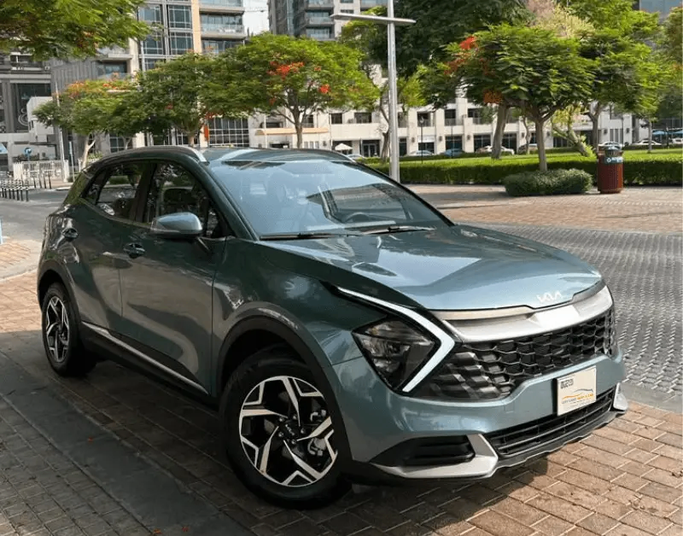 Kia Sportage V, 2024 внедорожник 5 дв. swb стандарт класса в Дубае от Left lane rent a car llc бирюзовый цвет | AUTO.AE | Объявление #1495