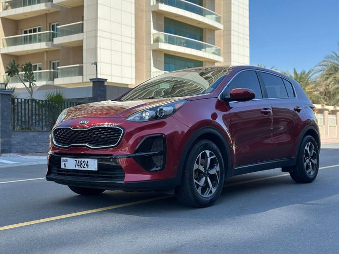 Kia Sportage IV Рестайлинг, 2021 внедорожник 5 дв.  класса в Дубае от more rent a car красный цвет | AUTO.AE