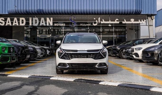 New Kia Sportage V, 2.0 l, 2024 in Dubai by Saad Idan Motors, White color. GCC Specs | AUTO.AE