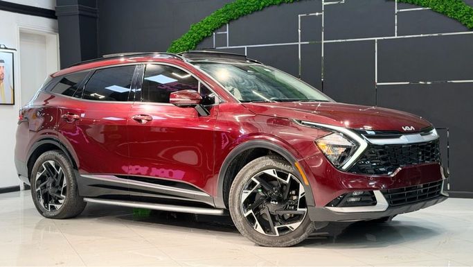 Used Kia Sportage V, 2.0 l, 2023 in Dubai by FLEX DRIVE, Burgundy color. American Specs | AUTO.AE | Listing #250093