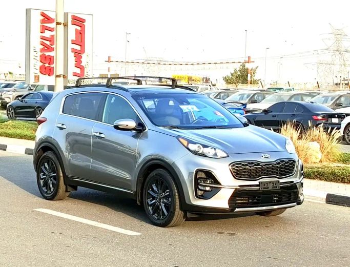 Used Kia Sportage IV Facelift, 1.6 l, 2020 in UAE, Dubai by Lucky Star Motors, Silver color. American Specs | AUTO.AE | Listing #262295
