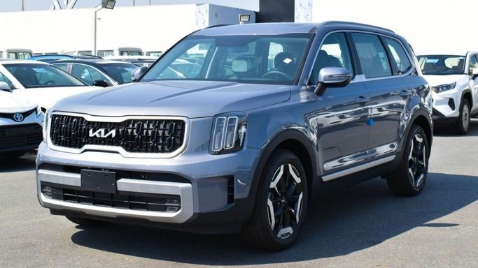New Kia Telluride I, 3.8 l, 2025 in Dubai by Mohamed Hakim Motors, Light Blue color. GCC Specs | AUTO.AE