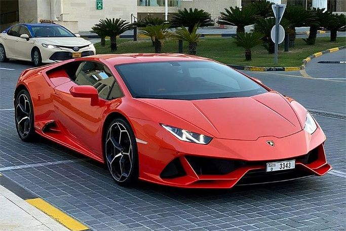 Lamborghini Aventador LP780-4 Ultimae I Facelift, 2022 sport coupe for rent in Dubai by King Way Car Rental, red color | AUTO.AE