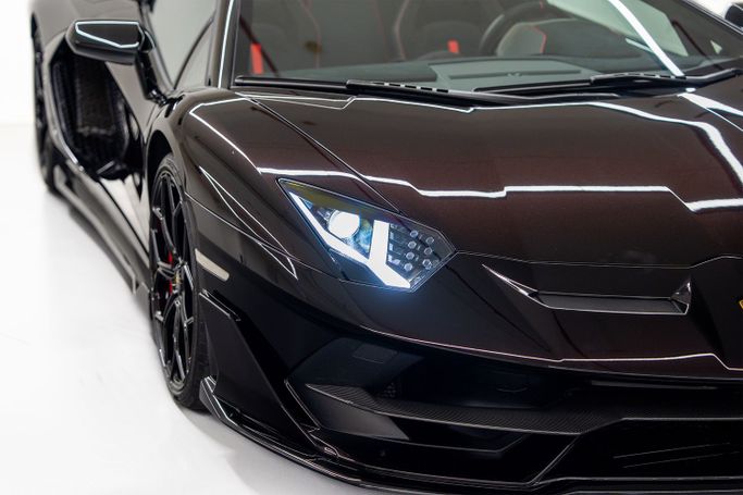 Used Lamborghini Aventador SVJ I Facelift, 6.5 l, 2020 in Dubai by PUPIL OF FATE MOTORS, Black color. European Specs | AUTO.AE
