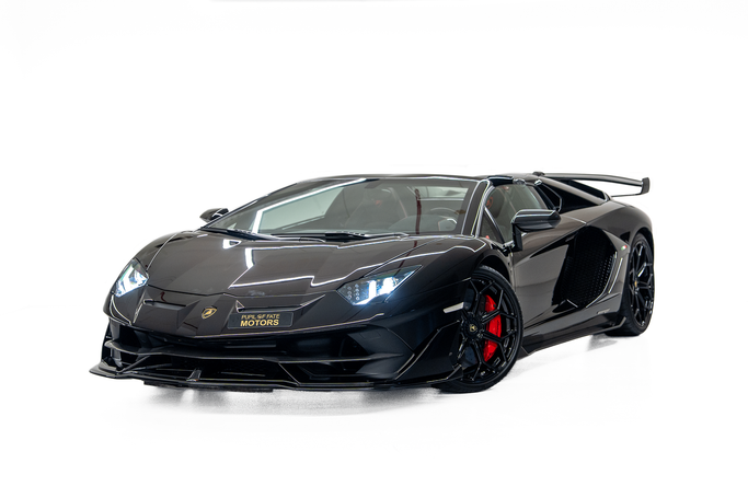Used Lamborghini Aventador SVJ I Facelift, 6.5 l, 2020 in Dubai by PUPIL OF FATE MOTORS, Black color. European Specs | AUTO.AE