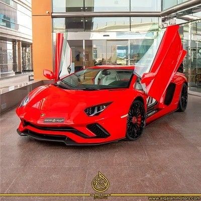 Used Lamborghini Aventador SV I Facelift, 6.5 l, 2018 in Dubai by Q Motors, Red color. GCC Specs | AUTO.AE