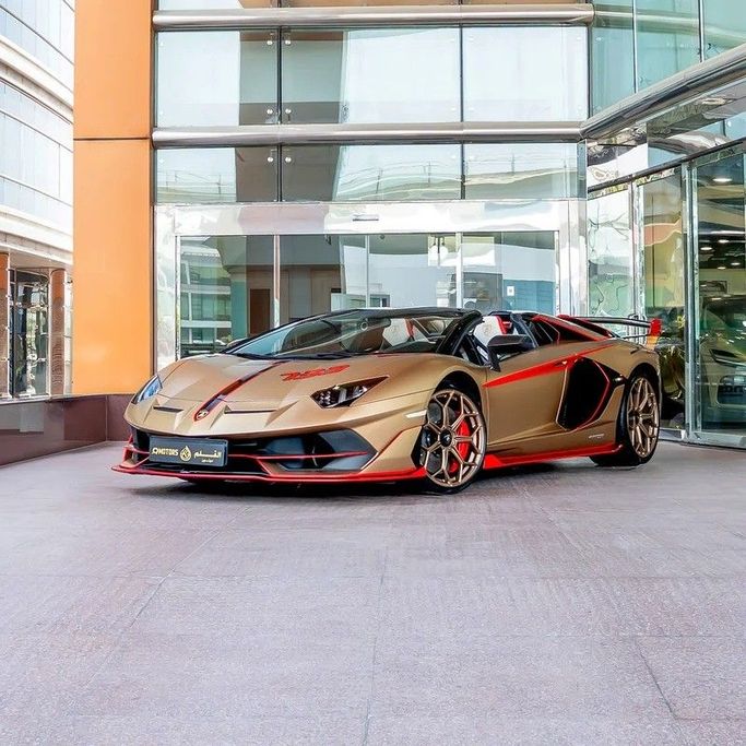 Подержанный Lamborghini Aventador SVJ I Рестайлинг, 6.5 л, 2020 в Дубае от Q Motors Бронзовый цвет. Корейская | AUTO.AE