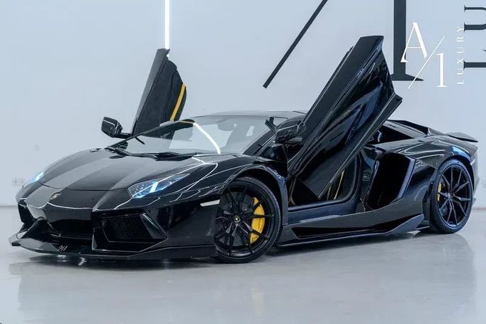 Подержанный Lamborghini Aventador LP700-4 I, 6.5 л, 2013 в Дубае от A1 Luxury Motors Черный цвет. GCC | AUTO.AE