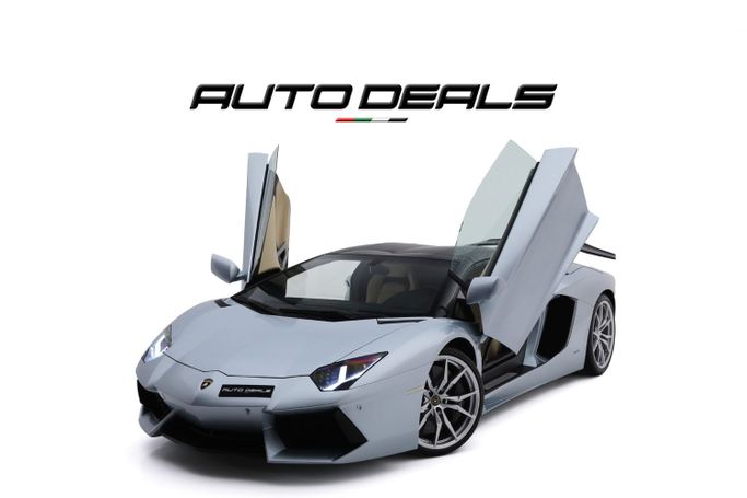 Подержанный Lamborghini Aventador LP700-4 I, 6.5 л, 2014 в Дубае от AUTO DEALS Белый цвет. GCC | AUTO.AE