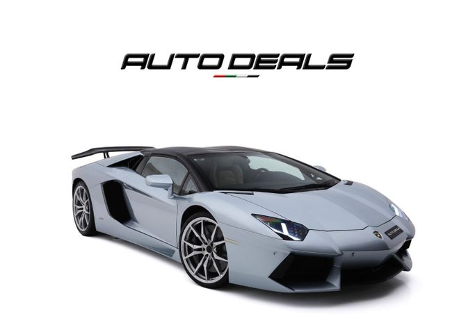 Подержанный Lamborghini Aventador LP700-4 I, 6.5 л, 2014 в Дубае от AUTO DEALS Белый цвет. GCC | AUTO.AE