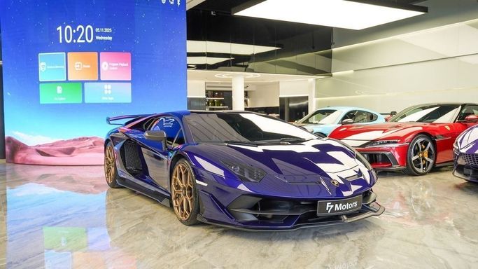 Новый Lamborghini Aventador SVJ I Рестайлинг, 6.5 л, 2019 в Дубае от F7 Motors Пурпурный цвет. Европейская | AUTO.AE
