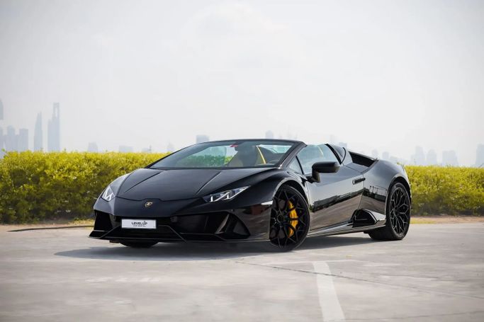 Lamborghini Huracán EVO RWD Spyder I Рестайлинг, 2025 родстер spyder спорт класса в Дубае от LeveL Up Car Rental  черный цвет | AUTO.AE | Объявление #1746