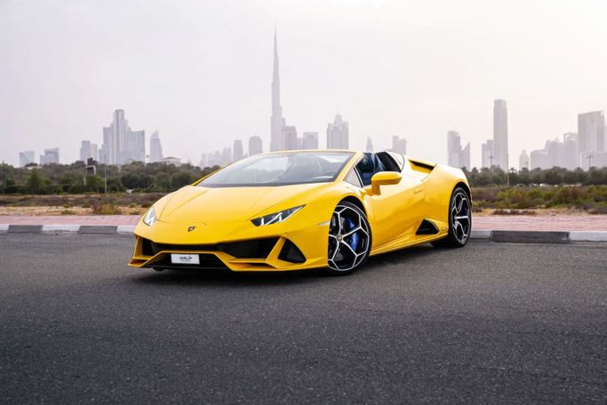 Lamborghini Huracán EVO RWD Spyder I Рестайлинг, 2025 родстер spyder спорт класса в Дубае от LeveL Up Car Rental  желтый цвет | AUTO.AE | Объявление #1747