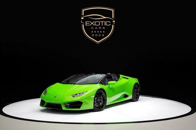 Подержанный Lamborghini Huracán EVO Spyder I Рестайлинг, 5.2 л, 2019 в Дубае от Exotic Cars Зеленый цвет. Other | AUTO.AE