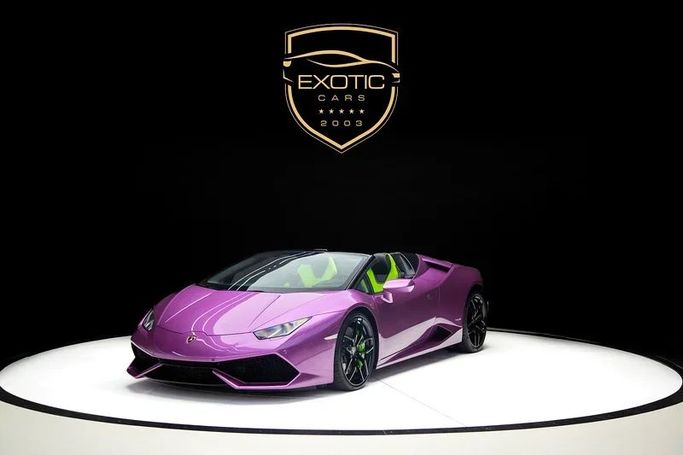 Подержанный Lamborghini Huracán I, 5.2 л, 2017 в Дубае от Exotic Cars Пурпурный цвет. Other | AUTO.AE