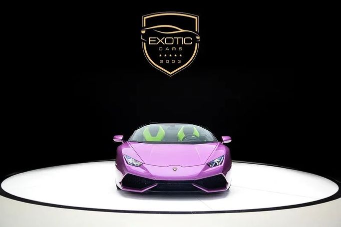 Подержанный Lamborghini Huracán I, 5.2 л, 2017 в Дубае от Exotic Cars Пурпурный цвет. Other | AUTO.AE