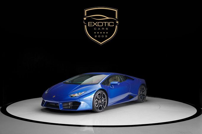 Used Lamborghini Huracán I, 5.2 l, 2019 in Dubai by Exotic Cars, Blue color. Other | AUTO.AE